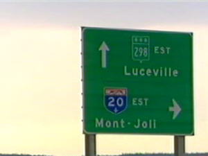 Affiche de l'autoroute 20