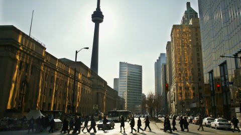Bay Street, coeur financier du Canada