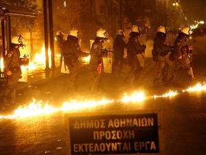 Émeutes en Grèce