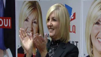 Maryse Gaudreault, � la suite de sa victoire