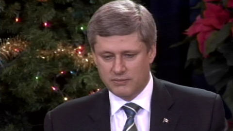 Le premier ministre Stephen Harper