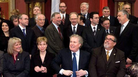 Le nouveau cabinet de Jean Charest
