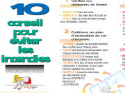 Une fiche pour pr�venir les incendies