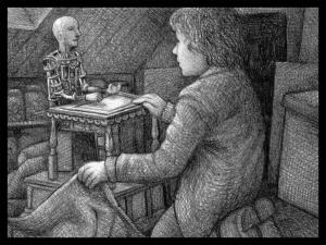 Hugo Cabret d�couvre l'automate.