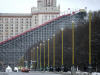 La rampe am�nag�e � Moscou slalom