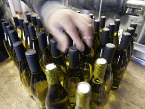 Bouteilles de vin