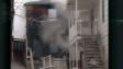 Incendie � La Baie