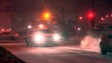 La neige rend les conditions routi�res difficiles.