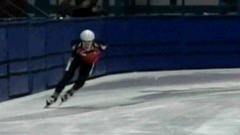 Patineur de vitesse
