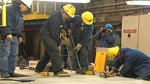 Travailleurs du chantier Davie