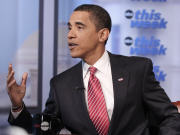 Barack Obama lors de son entrevue à ABC