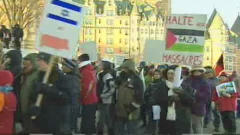 Manifestation à Québec