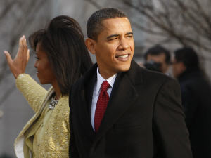 Barack Obama et sa femme Michelle