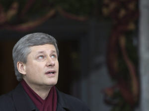 Le premier ministre Stephen Harper