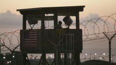 Un mirador sur la base navale de Guantanamo Bay à Cuba