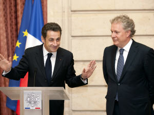 Nicolas Sarkozy et Jean Charest
