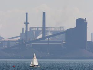 L'aciérie Stelco de Hamilton en Ontario