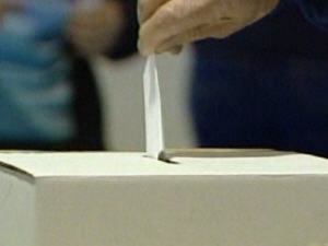 Un vote déposé dans une boîte