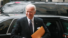 Joe Biden à son arrivée à la Conférence internationale de Munich