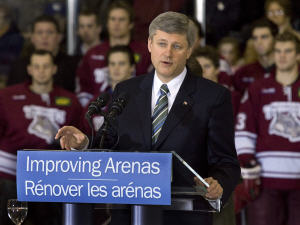 Le premier ministre Harper de passage à Miramichi au Nouveau-Brunswick