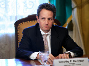 Le secrétaire américain au Trésor, Thimothy Geithner