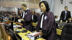 Les procureurs au proc�s de Kaing Guek Eav