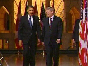 Barack Obama et Stephen Harper