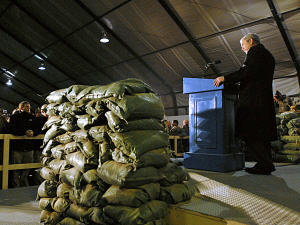 George Bush à Bagram