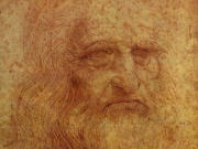 Un auto-portrait authentifi� de L�onard de Vinci