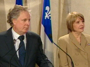 Jean Charest et Monique Jérome-Forget