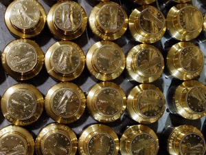 Des pièces de monnaie canadienne
