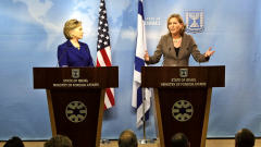 Hillary Clinton et Tzipi Livni