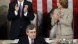 Le premier ministre Gordon Brown devant le congr�s am�ricain, � Washington.