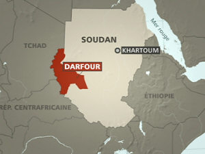 Carte du Darfour