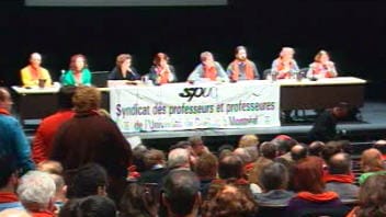 Les professeurs de l'UQAM votent en faveur de 5 jours de gr�ve