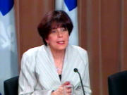 Mich�le Courchesne, ministre de l'�ducation