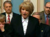 La ministre lib�rale, Monique J�r�me-Forget, pr�sente son budget pour la prochaine ann�e.