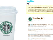 La page Twitter de Starbucks
