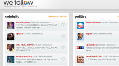 Le site WeFollow