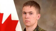 Le soldat Jack Bouthillier, des Forces canadiennes