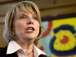 Monique Jérôme-Forget, ministre des Finances du Québec, le 18 mars 2009