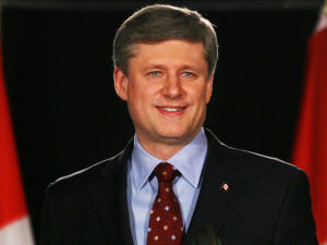 Le premier ministre Stephen Harper