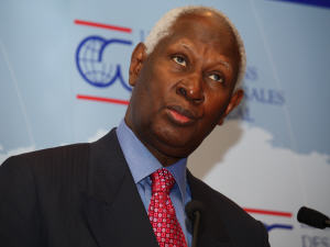Abdou Diouf, secrétaire général de la Francophonie