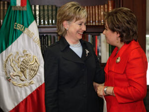 Hillary Clinton et Patricia Espinosa