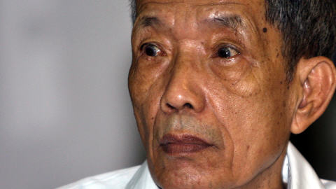 Kaing Guek Eav, alias Douch, premier responsable des Khmers rouges accus� devant un tribunal international