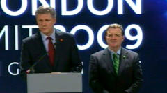 Le premier ministre du Canada, Stephen Harper, commente la déclaration de Londres