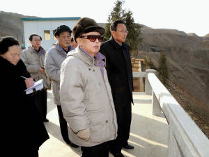 Le leader nord-coréen Kim Jong-il, le 24 mars 2009