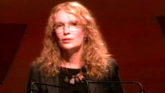 L'actrice et ambassadrice de l'UNICEF, Mia Farrow