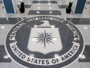 L'entrée des bureaux de la CIA à Langley, en Virgine