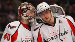 Simeon Varlamov et Alexander Ovechkin